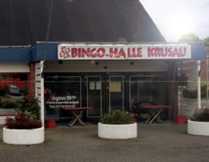 Bingohalle Krusau Eingang